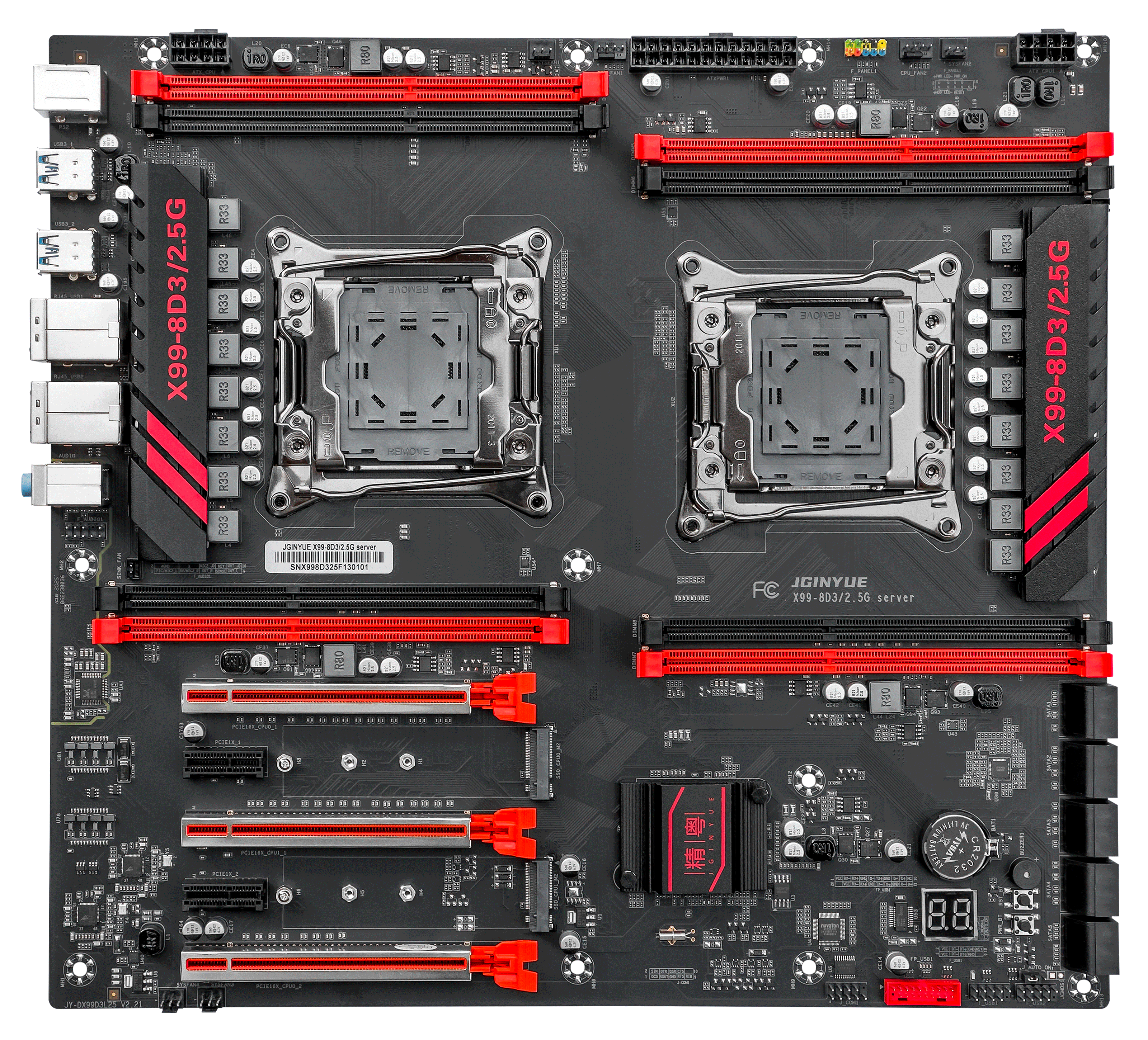 精粤X99-8D3/2.5G双路大板V2.21版本